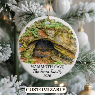 Individuell gestalteter Mammoth Cave Nationalpark, Keramik Ornament