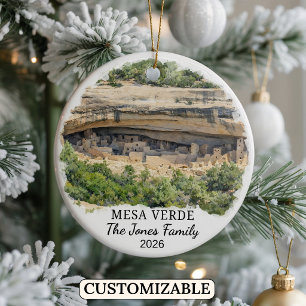 Individuell gestalteter Mesa Verde Nationalpark, C Keramik Ornament