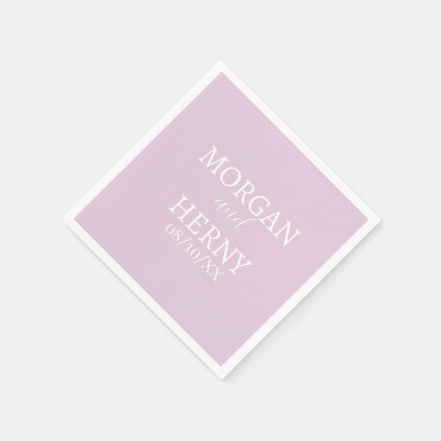 INDIVIDUELL GESTALTETER NAME STILVOLLE MODERNE HOC SERVIETTE (Ecke)