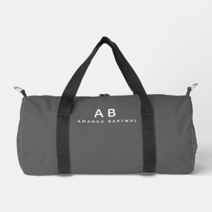Individuell gestalteter Name Stylisch Elegant Mode Duffle Bag