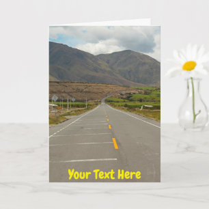 Individuell gestalteter Panamerican Highway, Ecuad Karte