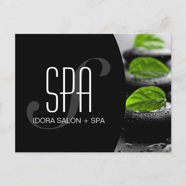 Individuell gestalteter Salon und Wellness-Center  Postkarte (Vorderseite)
