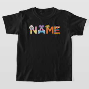 Individuell gestalteter Sesamstraße Alphabet Baby  T-Shirt
