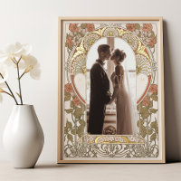 Individuell gestaltetes Foto Foil Poster Jugendsti