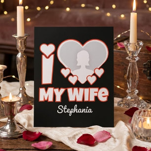 Individuell Ich liebe meine Frau – Name & Foto hin Flyer