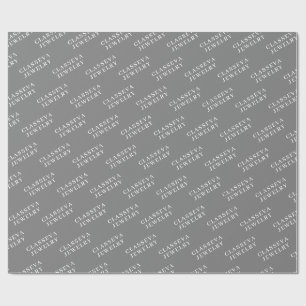 INDIVIDUELL IHR LOGO STYLISCH MODERN ELEGANTS KLAS GESCHENKPAPIER