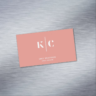 Individuell Minimalistisch, einfach und modern Magnetische Visitenkarte