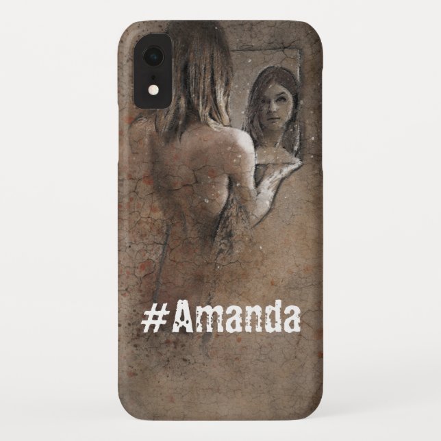 Individuell Mit Monogramm niedliches Foto Case-Mate iPhone Hülle (Rückseite)