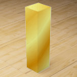 Individuell modisches Gold Look Elegante moderne V Weinbox<br><div class="desc">Individuell modisches Gold Look Elegant Moderne Vorlage Glossy Golden Wine Geschenkbox.</div>