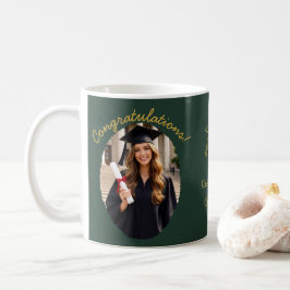 Individuelle Abschluss-Fotomugge Gratulation Kaffeetasse
