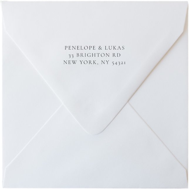 Individuelle Adresse Moderne Selbstfarbige Briefma Permastempel (Von Creator hochgeladen)