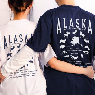 Individuelle Alaska-Familienkreuzfahrt-Wildtierbeo T-Shirt
