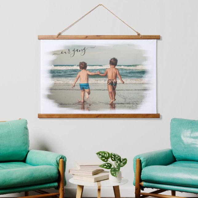 Individuelle Anpassung von Fotomaterial mit unsere Wandteppich Mit Holzrahmen (Wohnzimmer)