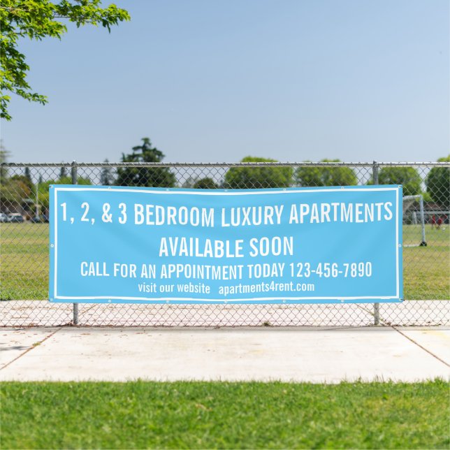 Individuelle Apartments für Mehrfarbige, große Mie Banner (InSitu)