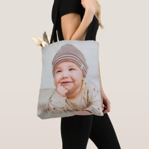 INDIVIDUELLE BABY-FOTO-TASCHE ERSTES WEIHNACHTEN TASCHE