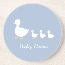 Individuelle Babydusche bevorzugt Cookies Blue Duc Getränkeuntersetzer
