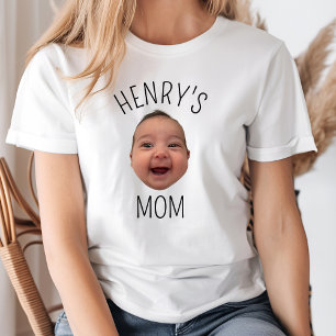 Individuelle Babysicht Personalisiertes Kind Foto  T-Shirt
