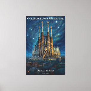Individuelle Barcelona-Reise Sagrada Familia Leinwanddruck