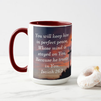 Individuelle Bibelstellen-Glaubens-Kaffeetasse Jes Tasse