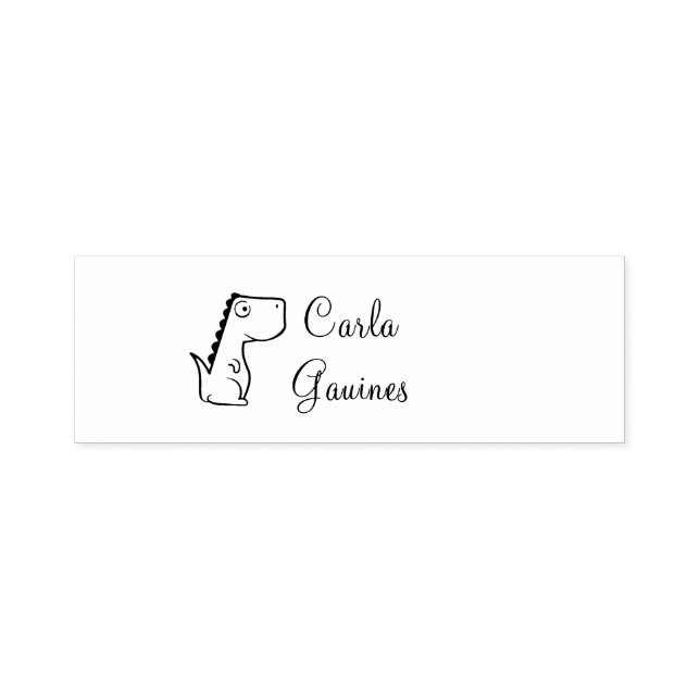 Individuelle Briefmarke für Kinder mit Tierbildern Permastempel (Design)
