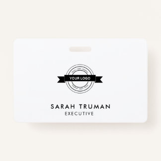 Individuelle Business Employee Card Minimalistisch Ausweis