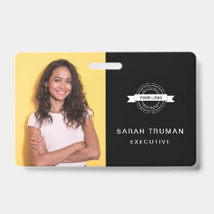 Individuelle Business Employee Card Minimalistisch Ausweis