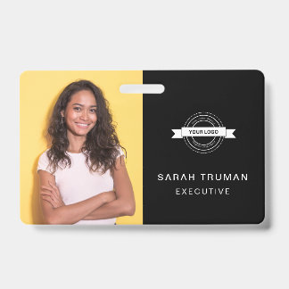Individuelle Business Employee Card Minimalistisch Ausweis