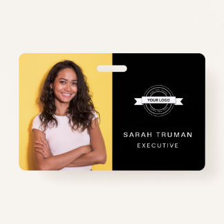 Individuelle Business Employee Card Minimalistisch Ausweis