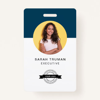 Individuelle Business Employee Card Minimalistisch Ausweis