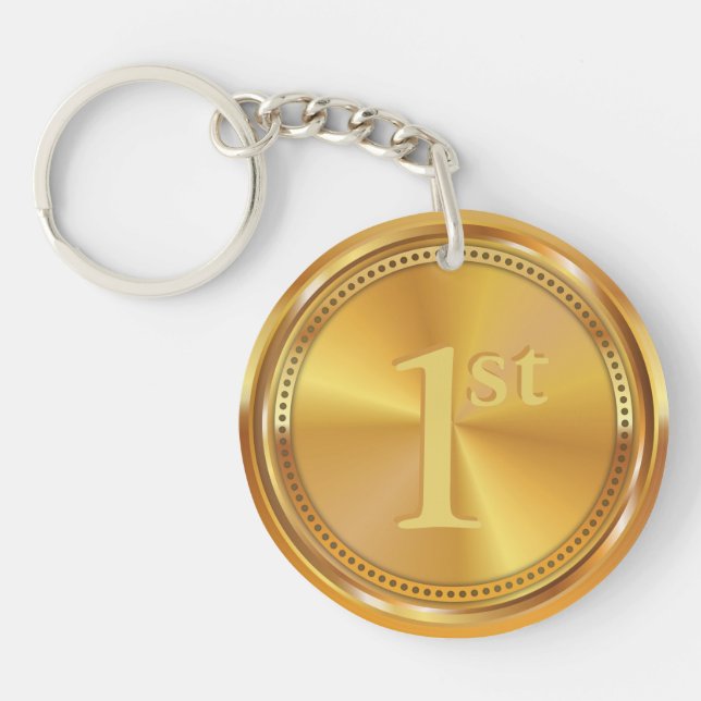 Individuelle Classic Gold Medaille. Schlüsselanhänger (Vorderseite)