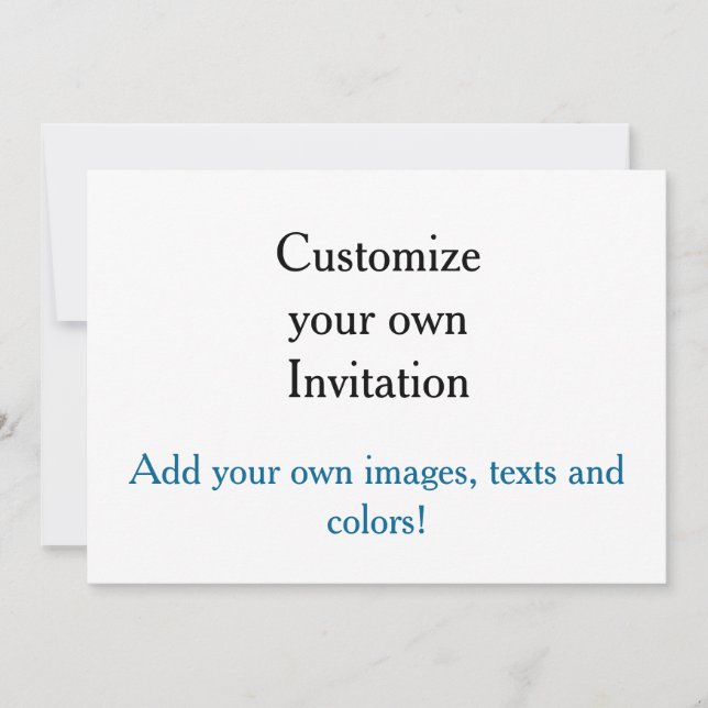 Individuelle Einladung! Einladung (Vorderseite)