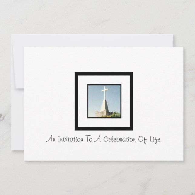 Individuelle Einladung zu einer Feier des Lebens (Vorderseite)