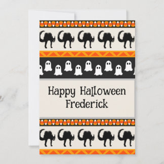 Individuelle Einladung zum Halloween-Party.