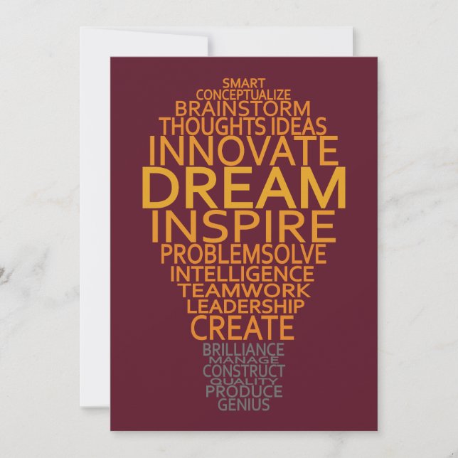 Individuelle Einladungen für Inspirationslampen (Vorderseite)