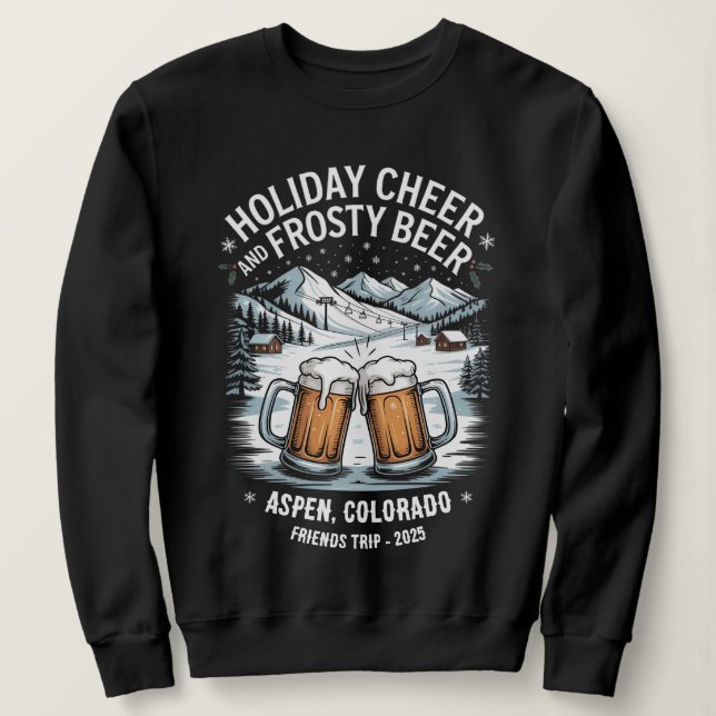 Individuelle Familien- und Freundesreise Sweatshirt (Design vorne)