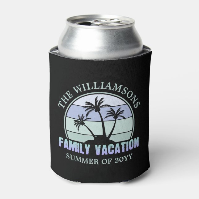 Individuelle Familien Urlaub Strand Tropical Islan Dosenkühler (Kanne Vorderseite)