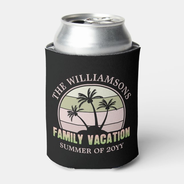 Individuelle Familien Urlaub Strand Tropical Islan Dosenkühler (Kanne Vorderseite)