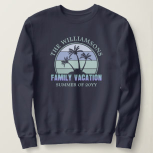 Individuelle Familien Urlaub Strand Tropical Islan Sweatshirt