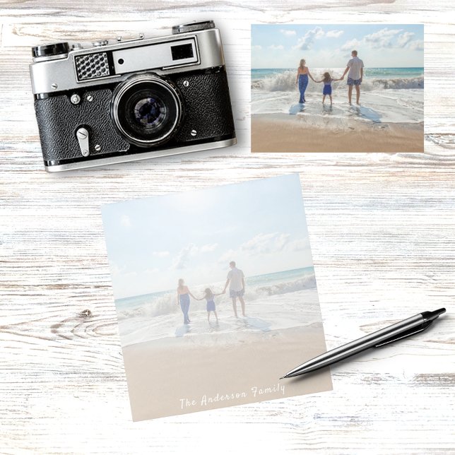 Individuelle Familienferien Foto Sommerferien Notizblock (Von Creator hochgeladen)