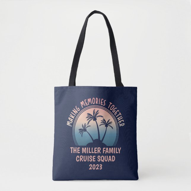 Individuelle Familienferien Sommerstrand-Reise Tasche (Vorderseite)