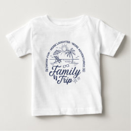 Individuelle Familienreise Gruppe Matching Beach V Baby T-shirt
