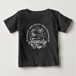 Individuelle Familienreise Gruppe Matching Beach V Baby T-shirt