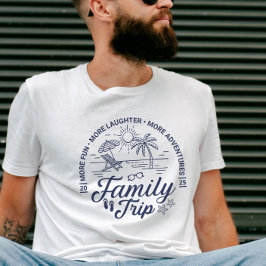 Individuelle Familienreise Gruppe Matching Beach V T-Shirt