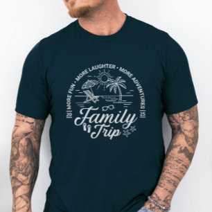 Individuelle Familienreise Gruppe Matching Beach V T-Shirt