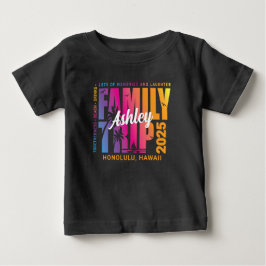 Individuelle Familienreise Matching Group Urlaub Baby T-shirt