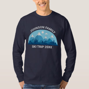 Individuelle Familienskifahrt Winterurlaub Langsch T-Shirt
