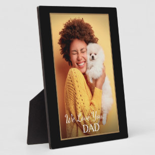 Individuelle Foto-Familienpet-Liebe Fotoplatte