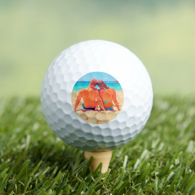 Individuelle Foto Golf Balls mit Ihrem Lieblings-F Golfball (Insitu T-Shirt)