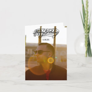 Individuelle Foto Happy Birthday Card Dankeskarte