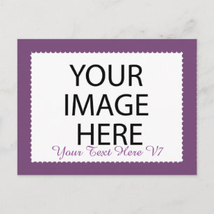 Individuelle Foto-Rahmen, die Sie selbst gestalten Postkarte